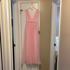 Elegant Pink Gown/Dress